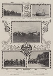 A visita do rei da Itália ao czar