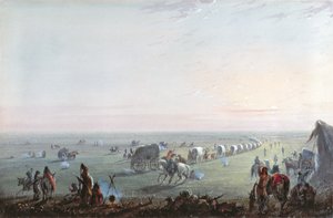 Breaking Up Camp ao nascer do sol, 1837