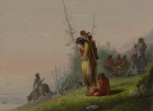 Acampamento de índios de Alfred Jacob Miller