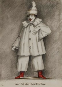 Gabriel Ravel como palhaço de Alfred Jacob Miller