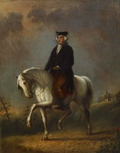 George Washington em Mount Vernon de Alfred Jacob Miller