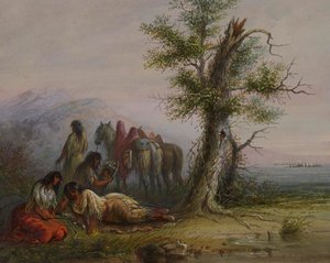 Mulheres índias de Alfred Jacob Miller