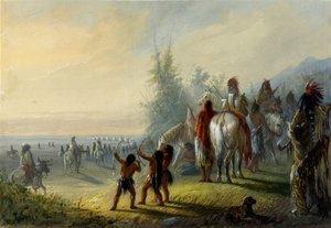 Mudança do acampamento de Alfred Jacob Miller