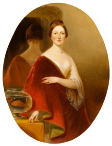 Retrato da Sra. Decatur Howard Miller (Eliza Credilla Hare) de Alfred Jacob Miller