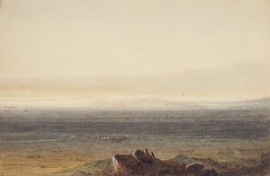 Prairie, c.1837 (lápis, aguarela e guache sobre papel) de Alfred Jacob Miller