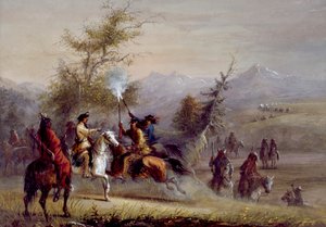 A saudação de Alfred Jacob Miller
