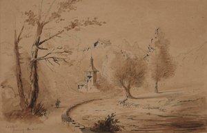 Vista de uma propriedade de Alfred Jacob Miller