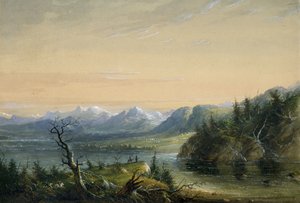 Cadeia do Wind River de Alfred Jacob Miller