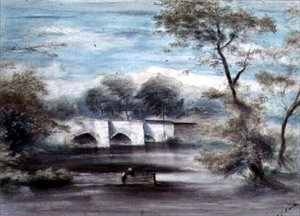 Paisagem com ponte