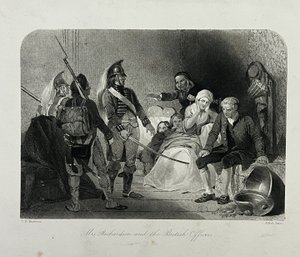 A Sra. Richardson e os oficiais britânicos de Alfred Jones