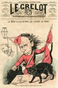 Capa do "Le Grelot", sátira colorida de Alfred Le Petit