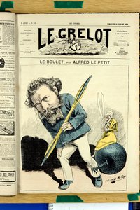 Capa do "Le Grelot", número 119, Satirique en Colours de Alfred Le Petit