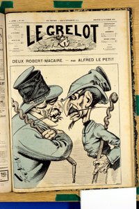 Capa do "Le Grelot", número 189, Satirique en Couleurs de Alfred Le Petit