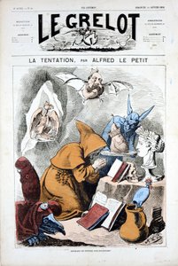 Capa do "Le Grelot", número 40, Satirique en Couleurs de Alfred Le Petit