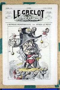Capa do "Le Grelot", número 45, Satirique en Couleurs de Alfred Le Petit