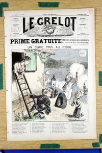 Capa do "Le Grelot", número 718, Satirique en Colours de Alfred Le Petit