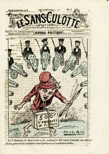Ilustração para a capa do Le Sans-culotte, No. 7