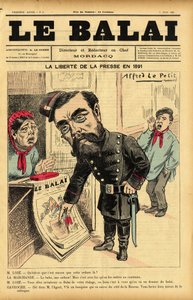 Ilustração de Alfred Le Pepetit (1841-1909) para a capa do Le Bai, no 6 de Alfred Le Petit