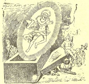 Ilustração de Alfred Le Pete (1841-1909) em Gros-Jean e sua paróquia de Alfred Le Petit