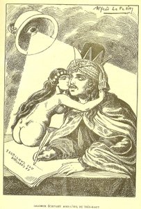 Ilustração de Alfred Le Pete (1841-1909) em Gros-Jean e sua paróquia