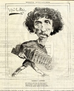 Le Charivari, Satirical in B & W de Alfred Le Petit