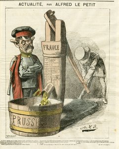 a capa do Le Grelot, no 43 de Alfred Le Petit