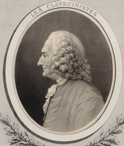 Retrato do compositor Jean-Philippe Rameau 1683-1764.