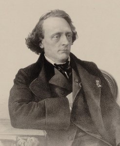 Retrato do pianista e compositor Henry Liitolff 1818-1891, 1858.