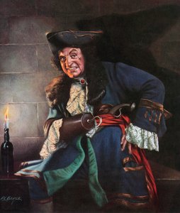 Capitão Gancho de Peter Pan (lito colorido) de Alfred Lyndon Grace