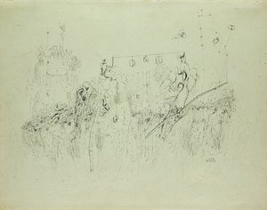 Sem título, c.1941-42 (tinta indiana sobre papel)