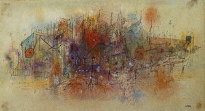 Sem título, c.1943-44. (aguarela, caneta e tinta sobre papel)