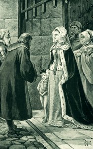 Rainha Margarida, viúva de Jaime IV, desafia os nobres de Alfred Pearse