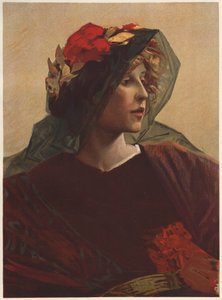 Impéria (Litografia a cores) de Alfred Pierre Agache