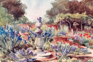 "Um mostrador é a anatomia do dia e uma escala de milhas a jornada do sol" (litografia a cores)