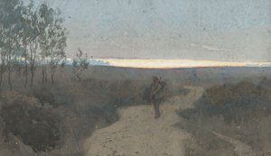 Retornando ao entardecer, 1905 de Alfred Rawlings Baker