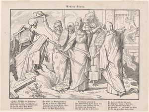 Também uma Dança da Morte I de Alfred Rethel