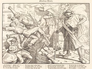 Auch ein Todtentanz V de Alfred Rethel