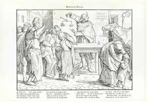 Também uma dança da morte, prato III de Alfred Rethel