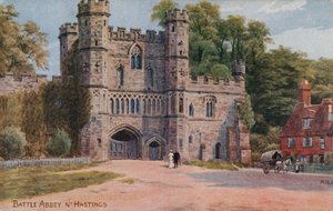 Abadia de batalha perto de Hastings de Alfred Robert Quinton