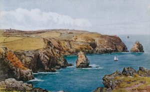 Boscastle, a costa de Willapark P de Alfred Robert Quinton