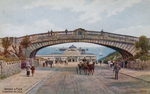 Ponte e cais, Clacton-on-Sea de Alfred Robert Quinton