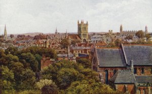 Cambridge, de Castle Hill (cor litho) de Alfred Robert Quinton