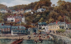 Clovelly do cais de Alfred Robert Quinton