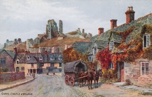Castelo de Corfe e Aldeia