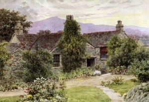 Dove Cottage, Grasmere (cor litho) de Alfred Robert Quinton