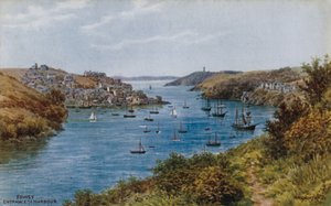 Fowey, entrada para o porto