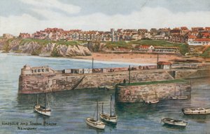 Porto e praia de Towan, Newquay