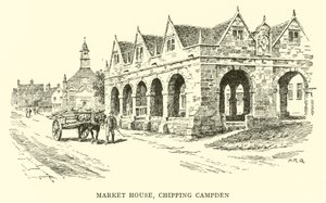 Casa do mercado, Chipping Campden de Alfred Robert Quinton