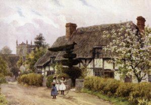 Norton, perto de Evesham, Worcester (cor litho) de Alfred Robert Quinton