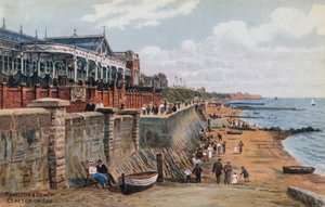Pavilhão e Praia, Clacton-on-Sea de Alfred Robert Quinton
